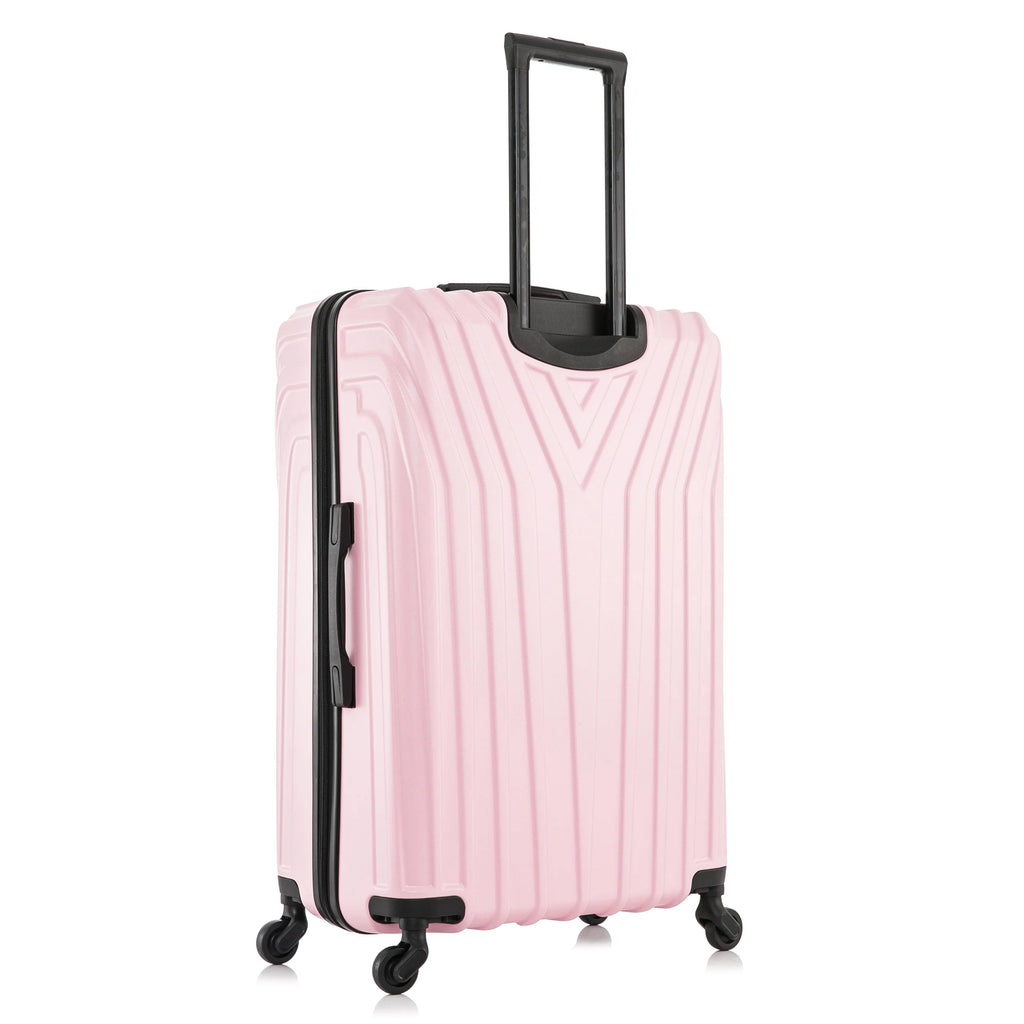 InUSA Vasty 28" Hardside Lightweight Luggage with Spinner Wheels, Handle, and Trolley, Gray