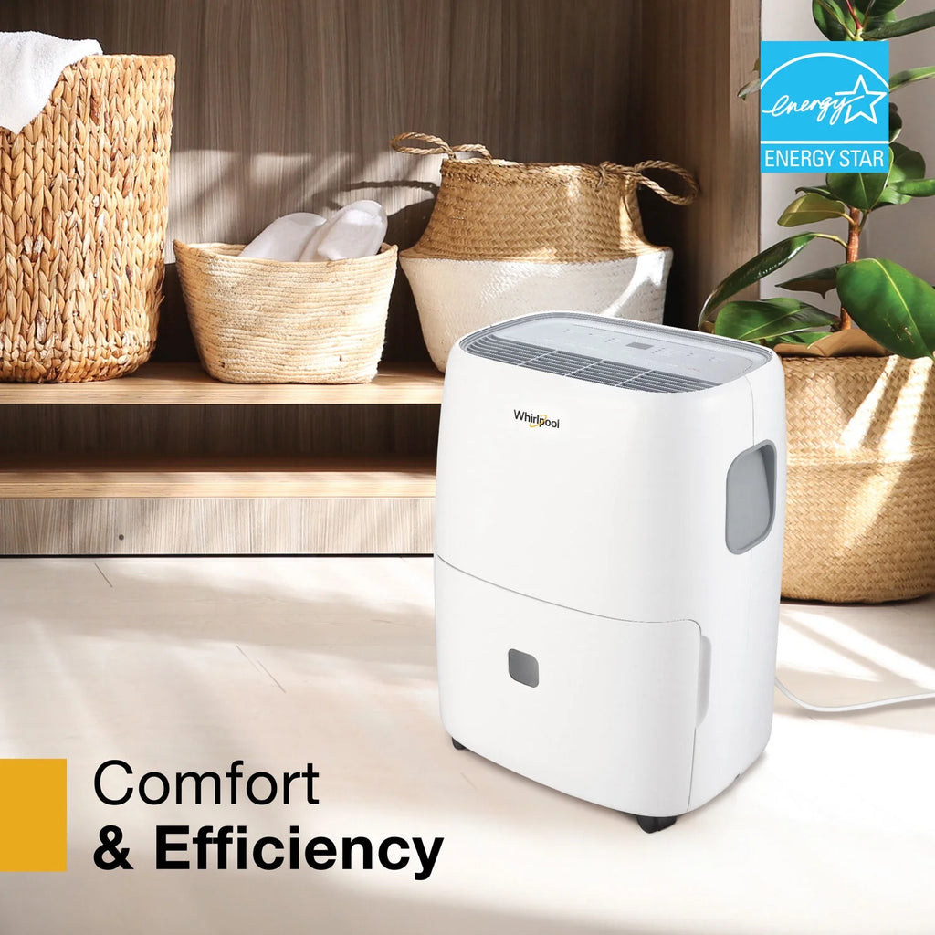 Whirlpool Energy Star 50-Pint 4500 Sq ft Dehumidifier with Pump