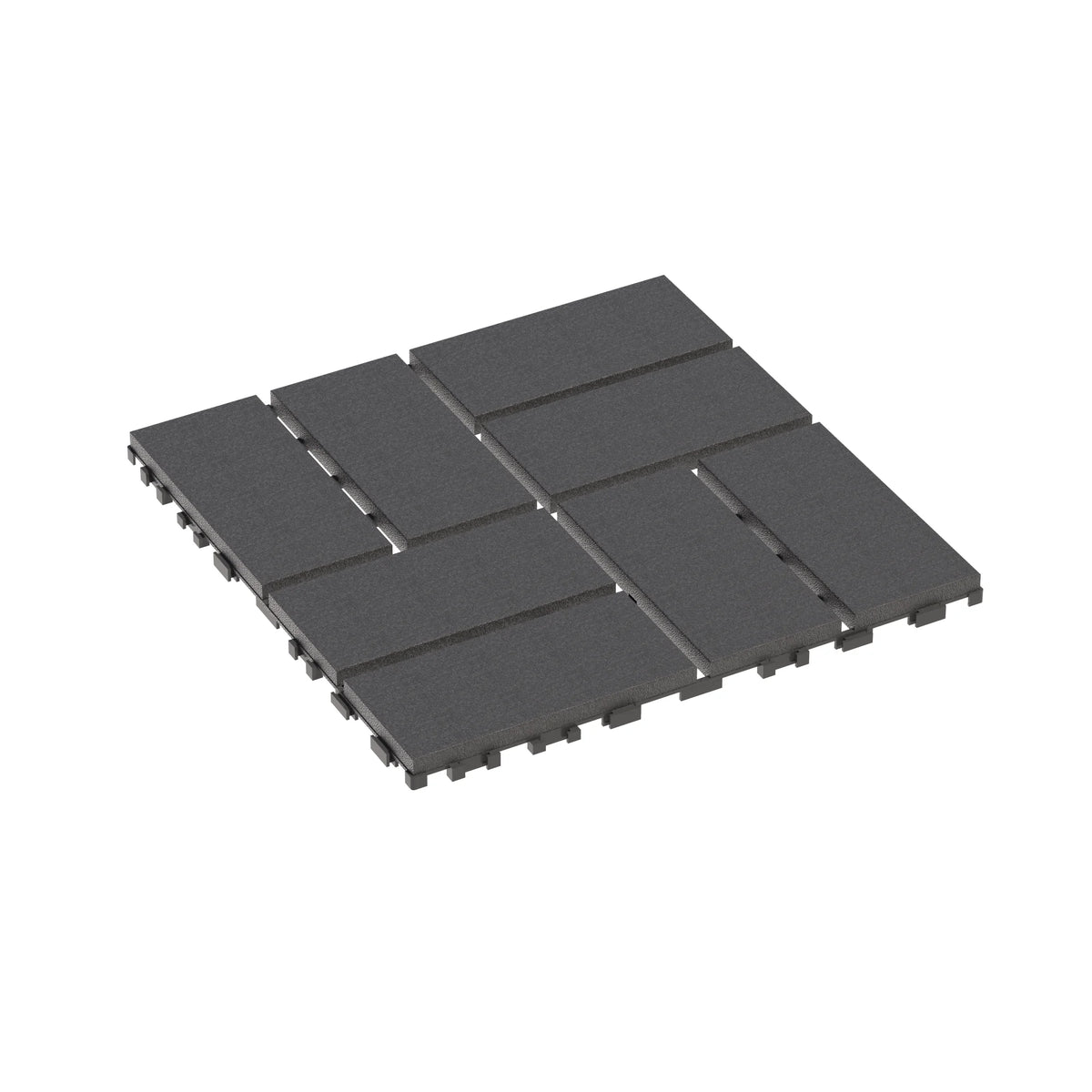 44PCS Plastic Interlocking Deck Tiles,Patio Deck Tiles,12"x12" Square Waterproof Outdoor