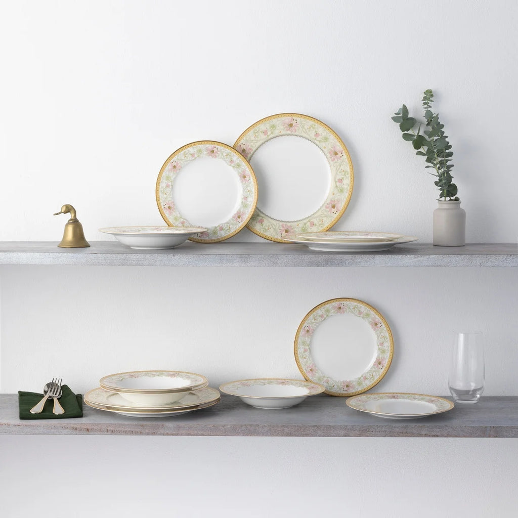Noritake Blooming Splendor 12-Piece Dinnerware Set, Service for 4