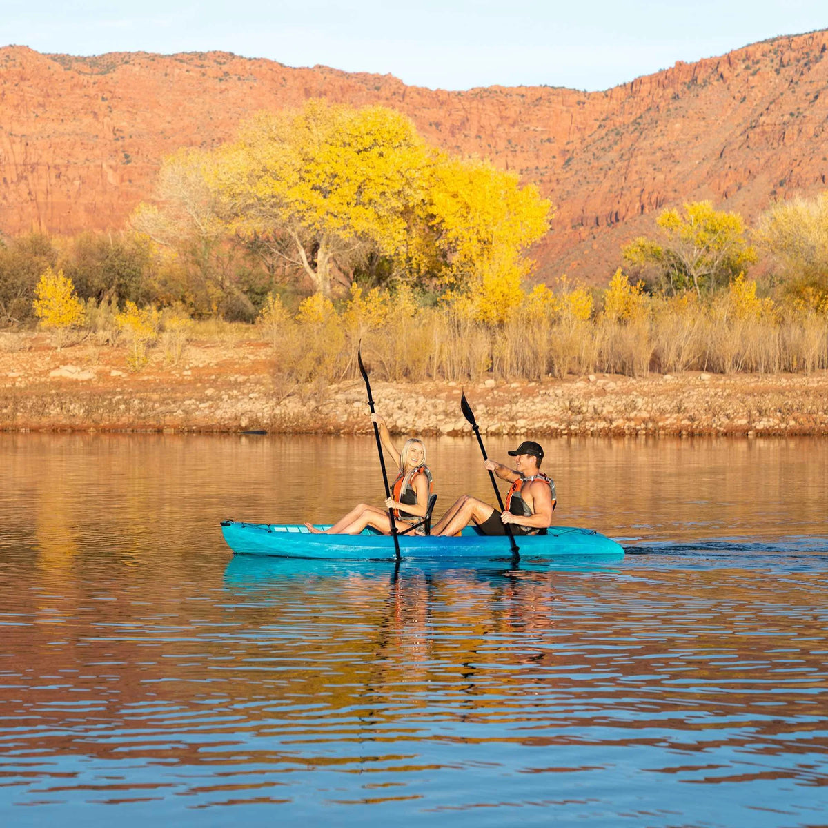 Lifetime Envoy 10.5 Ft. Sit-on-Top Tandem Kayak, Sky Fusion (91192)