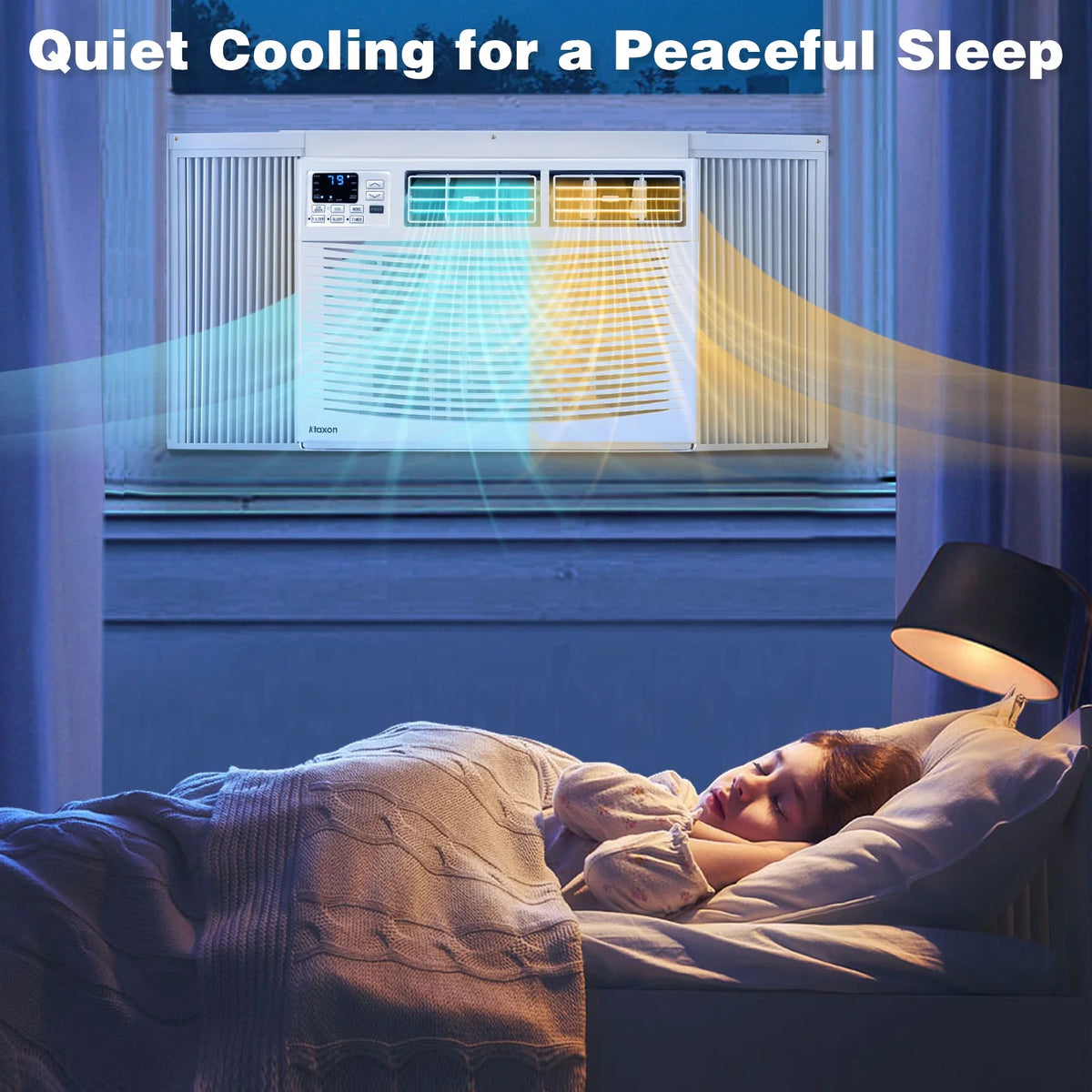 Ktaxon WiFi Enabled 8000 BTU Heat And Cool Window Air Conditioner With Wifi Controls