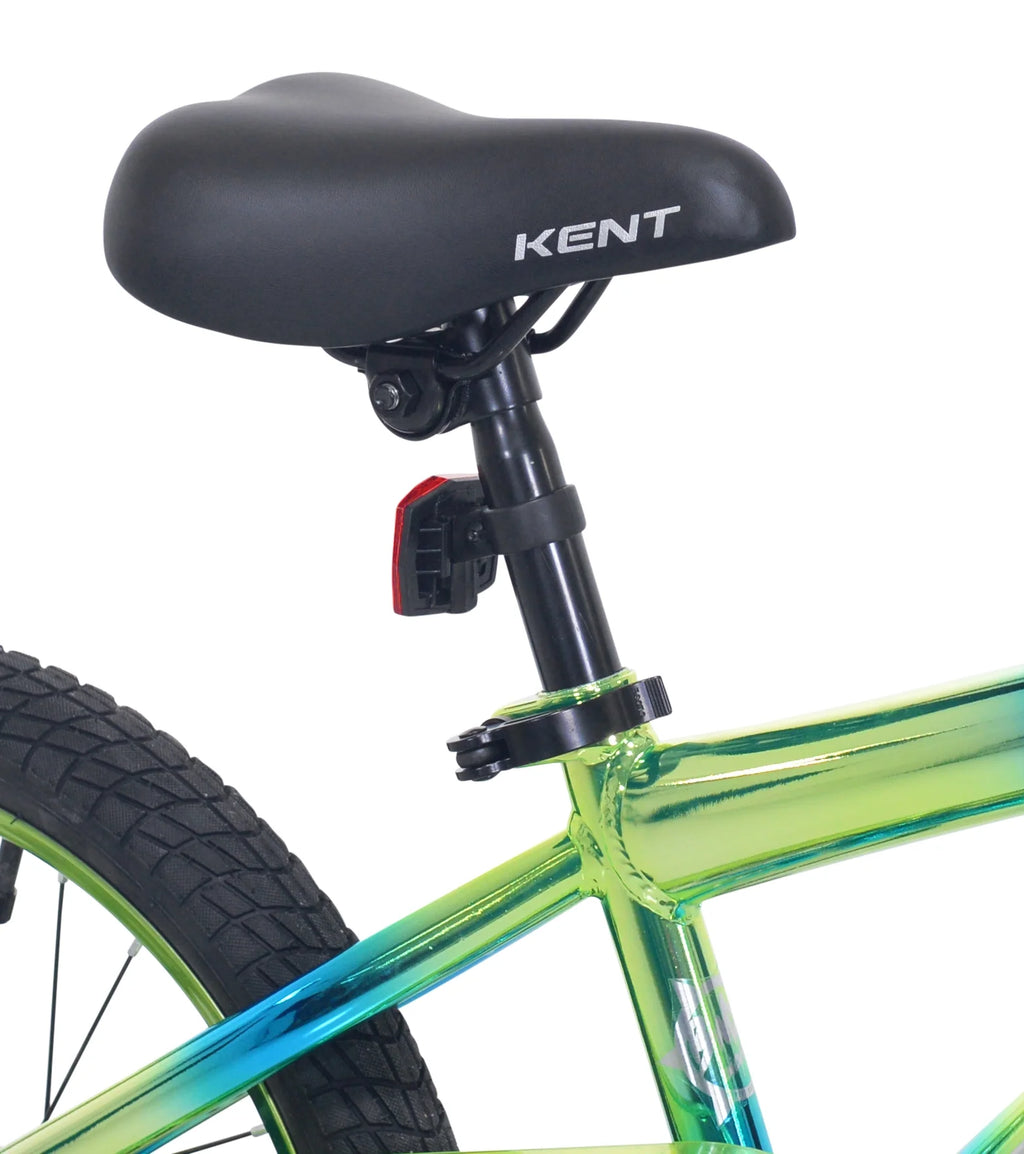 18" Kent Glitch BMX Child Bicycle, 18" Wheels, Kids Ages 6-12 Years, Blue/Green
