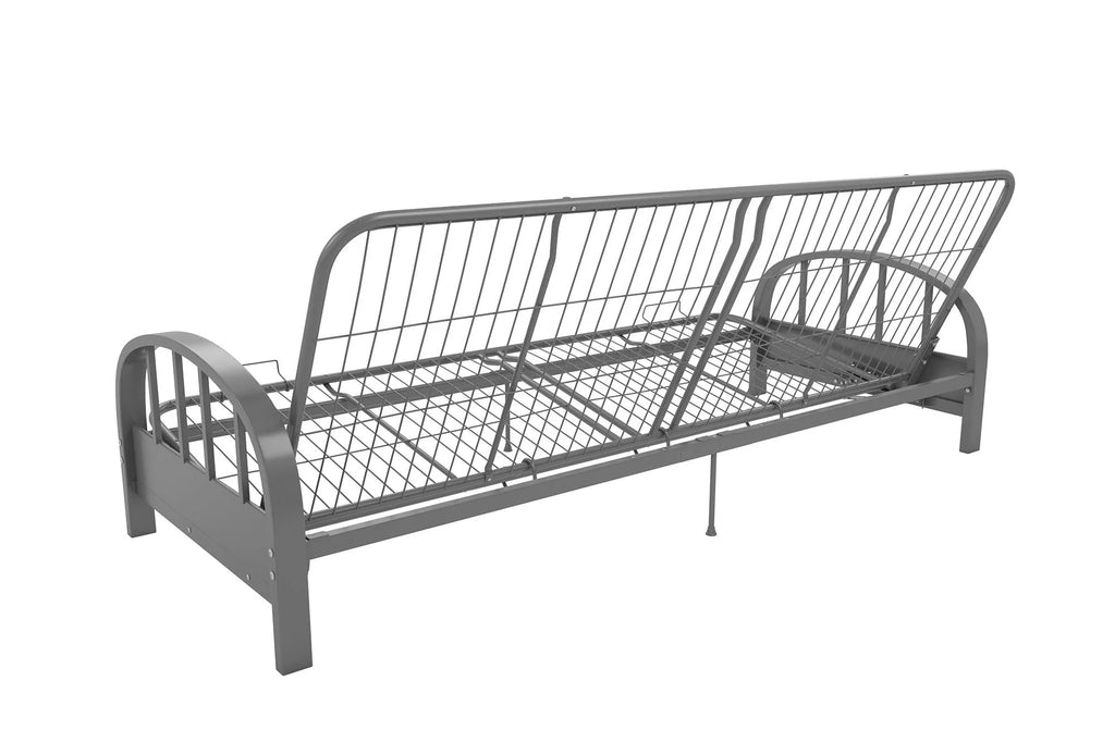 DHP Aiden Futon Frame, Silver