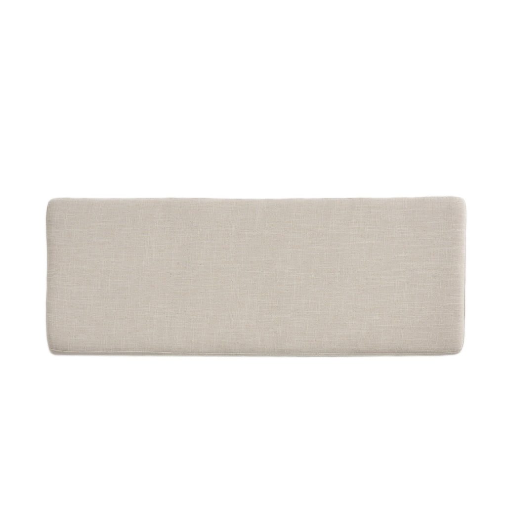 Noble House Hampton Contemporary Fabric Upholstered Storage Ottoman, White and Blue Floral
