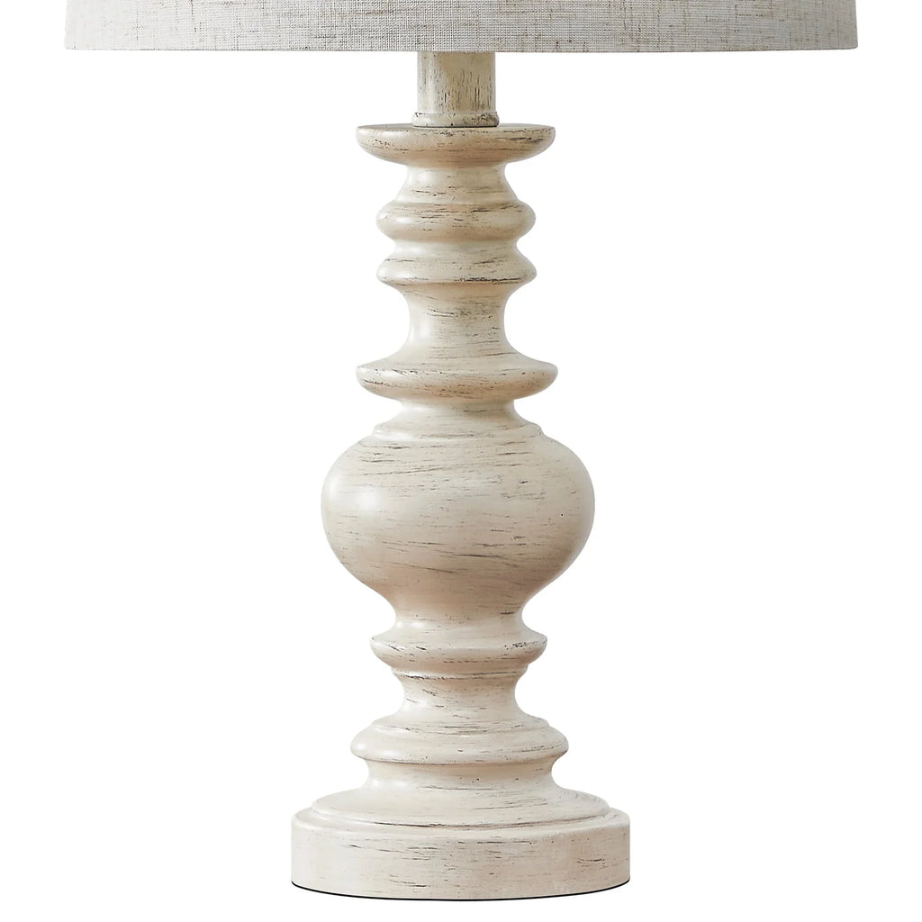 Oneach Resin Table Lamps Set of 2 20.5" Traditional Nightstand Lamps for Bedroom Living Room