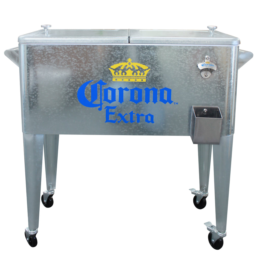 Leigh Country MC 47902 80 qt. Galvanized Corona Outdoor Cooler, Silver