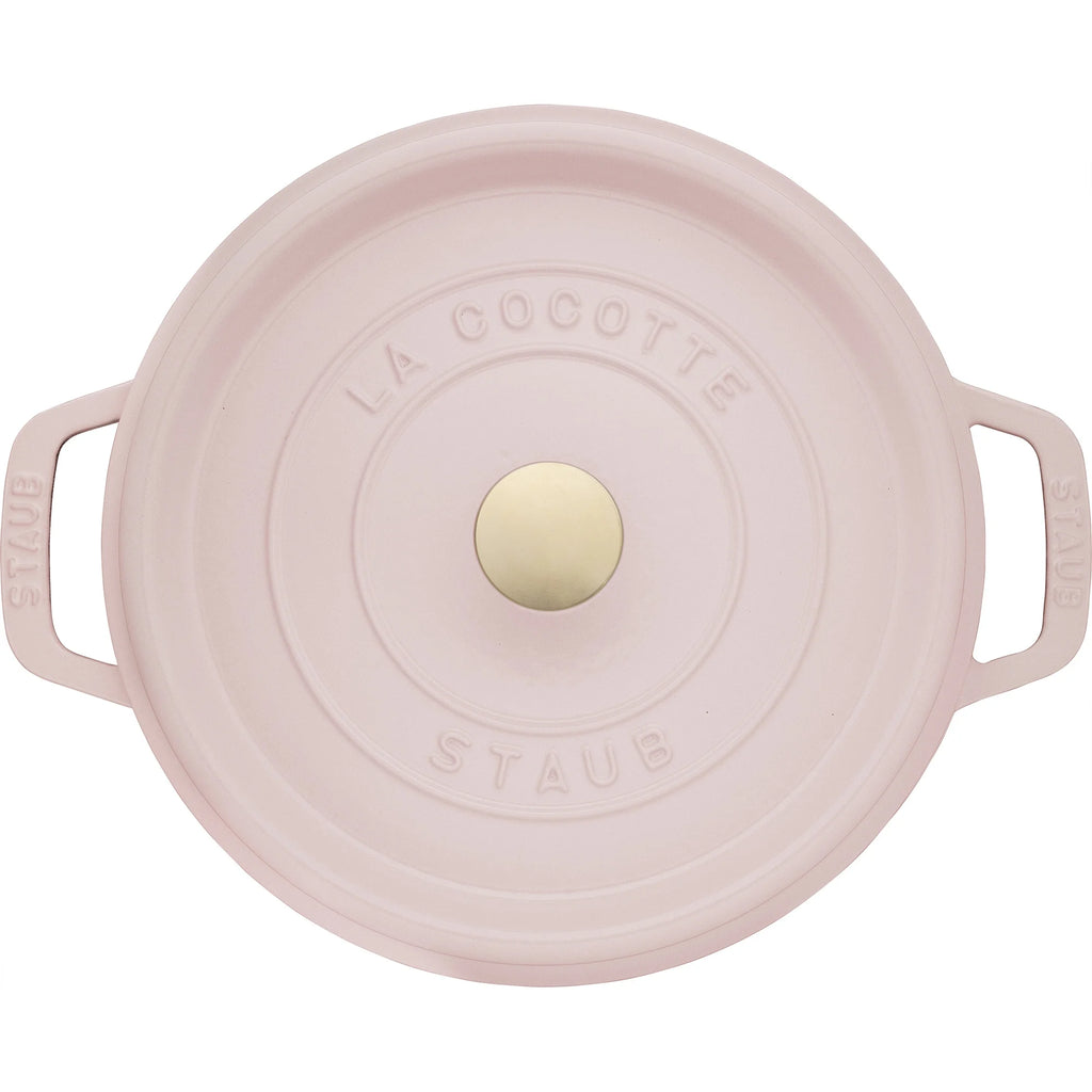 Staub Cast Iron 4-qt Round Cocotte - Matte Black