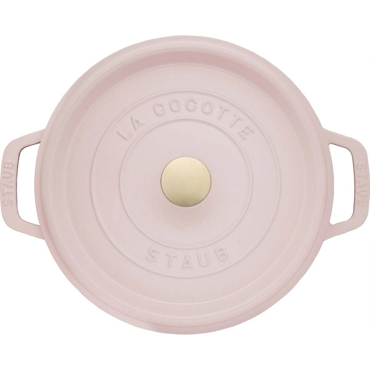 Staub Cast Iron 4-qt Round Cocotte - Matte Black
