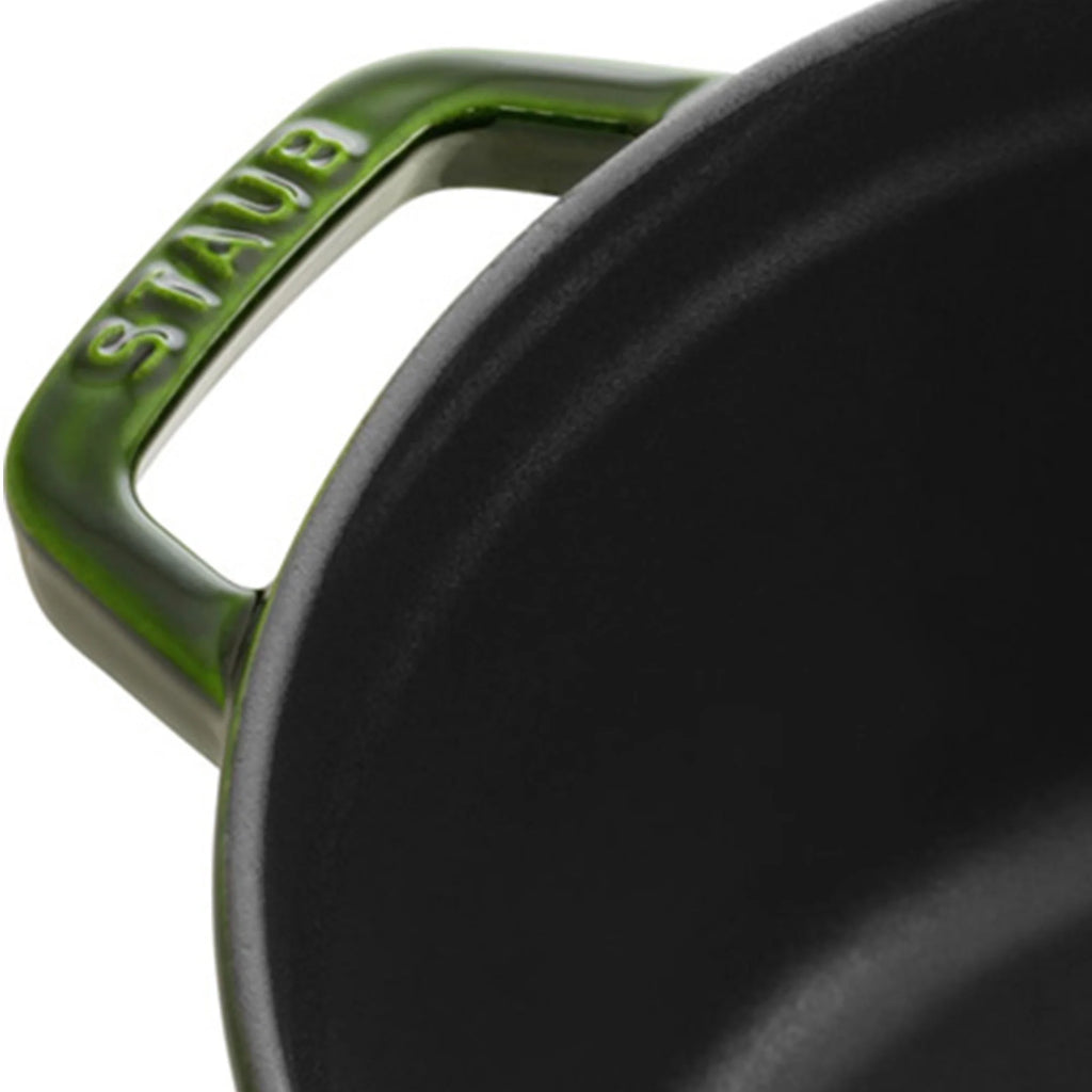 Staub Cast Iron 4-qt Round Cocotte - Matte Black