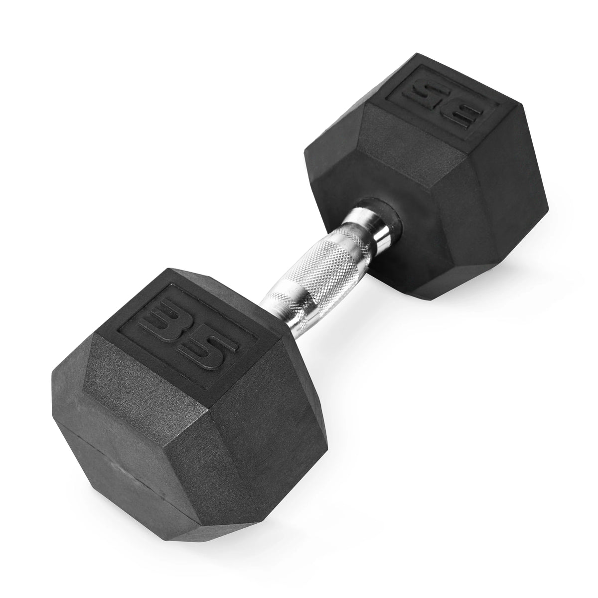CAP 150lb Rubber Hex Dumbbell Set