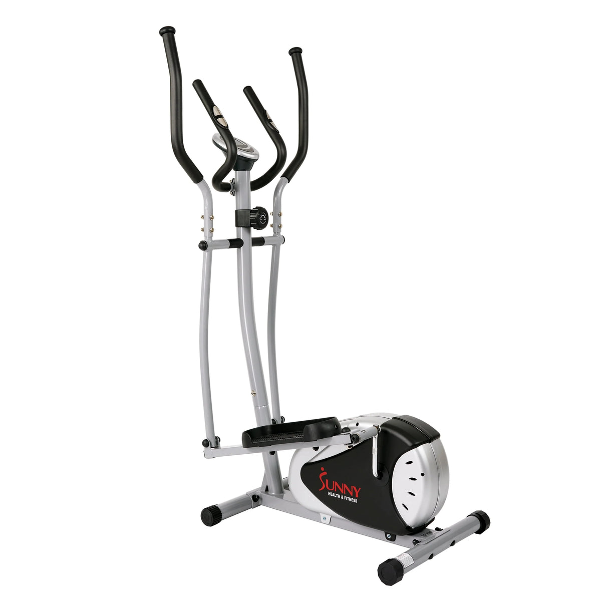 Sunny Health & Fitness SF-E905 Magnetic Elliptical Bike Elliptical Machine w/ LCD Monitor and Heart Rate Monitoring