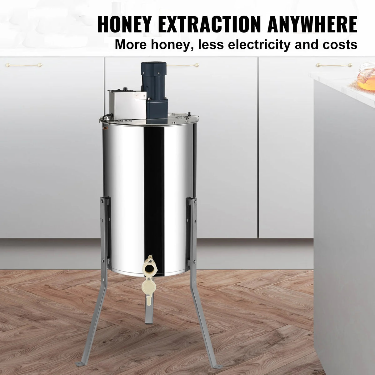 BENTISM Electric Honey Extractor DD-2/4 High-Power Motor Bee Guards