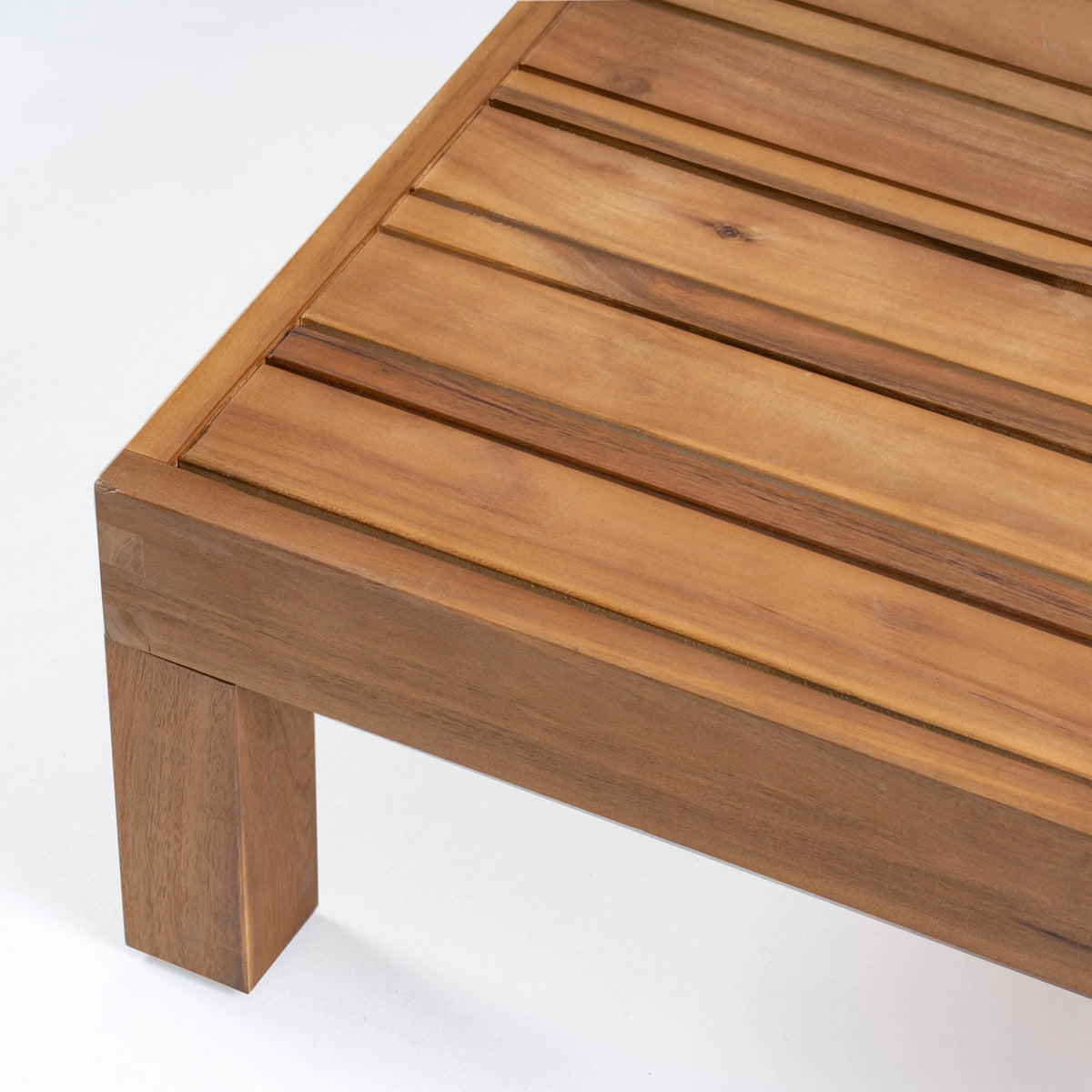 Kaena Acacia Wood Outdoor Coffee Table, Teak