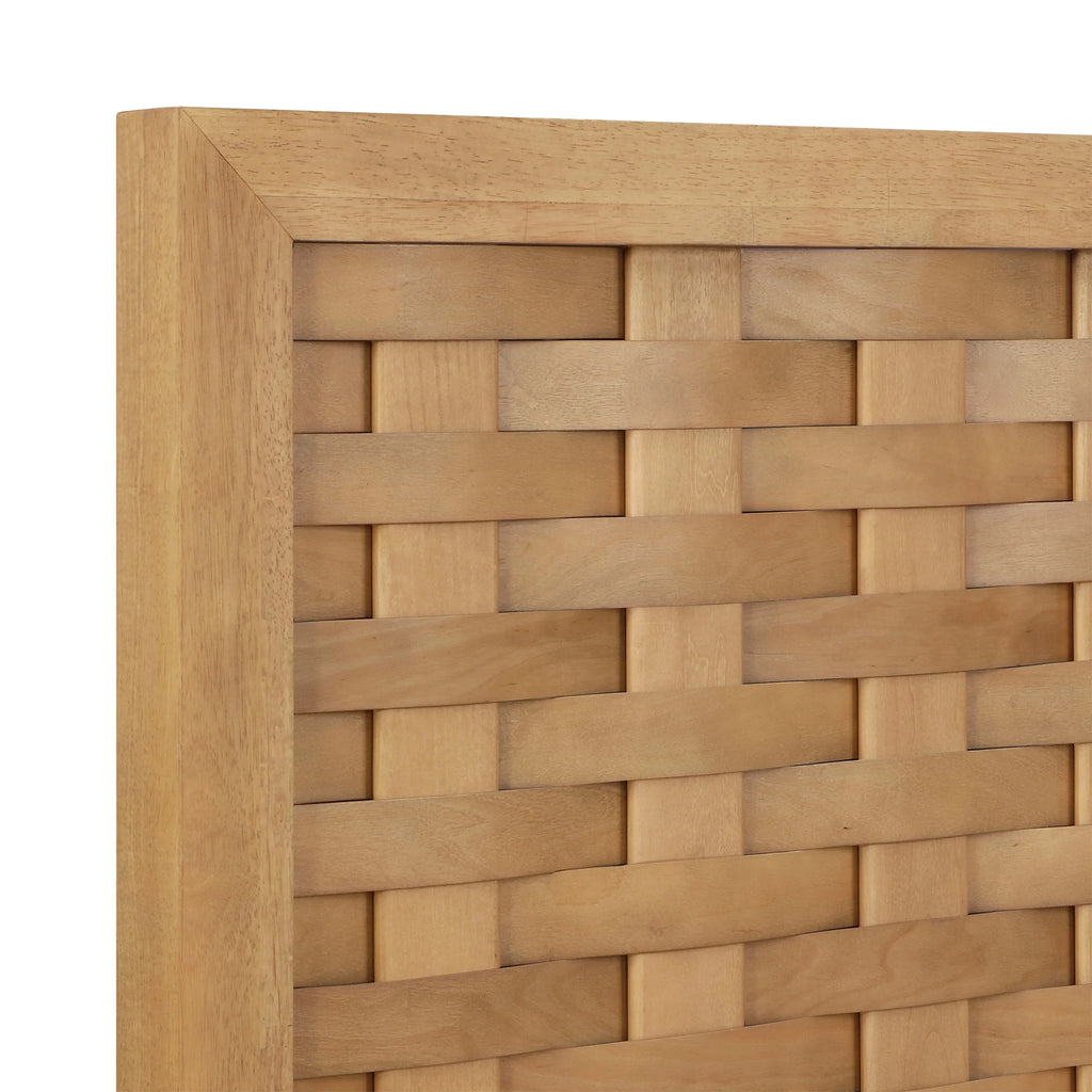 Better Homes & Gardens Bristol Queen Woven Bed, Natural Oak finish, by Dave & Jenny Marrs