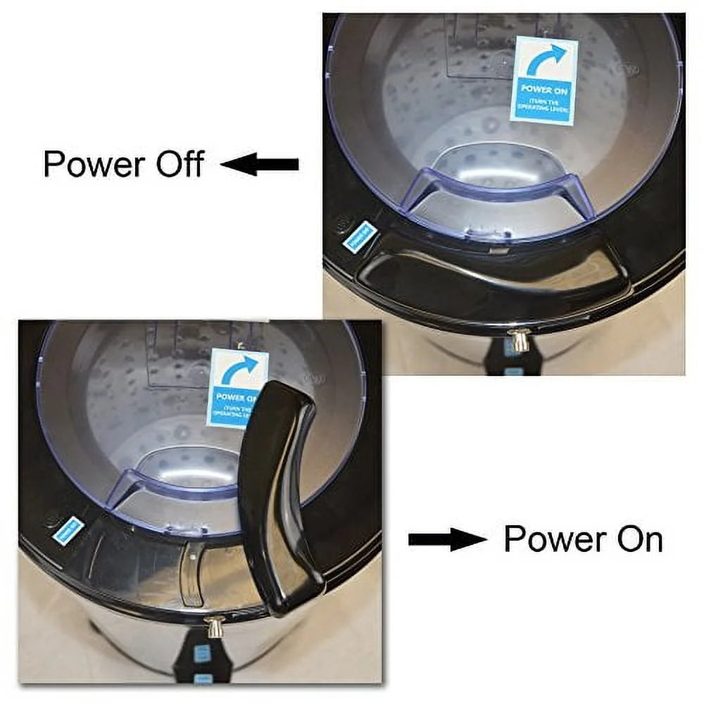 Panda PANSP23B Spin Dryer for Swimsuits and Laundry, Water Extractor, Gray