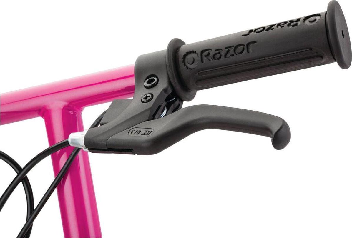 Razor E100 Electric Scooter - Pink. Air-filled Front Tire. up to 10 mph. for Child Age 8+