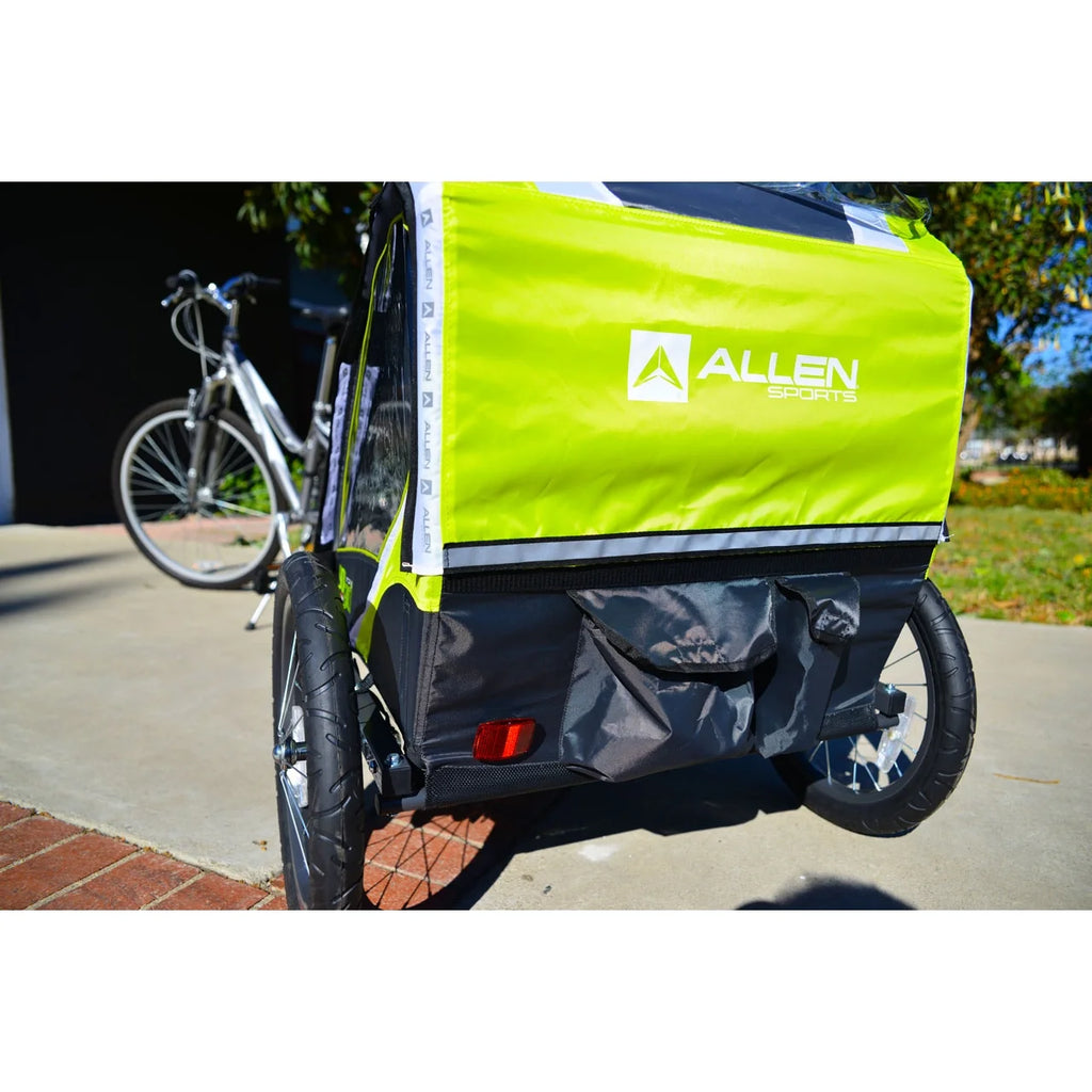 Allen Sports Remolque para Bicicleta Infantil de Dos Ruedas, Rojo