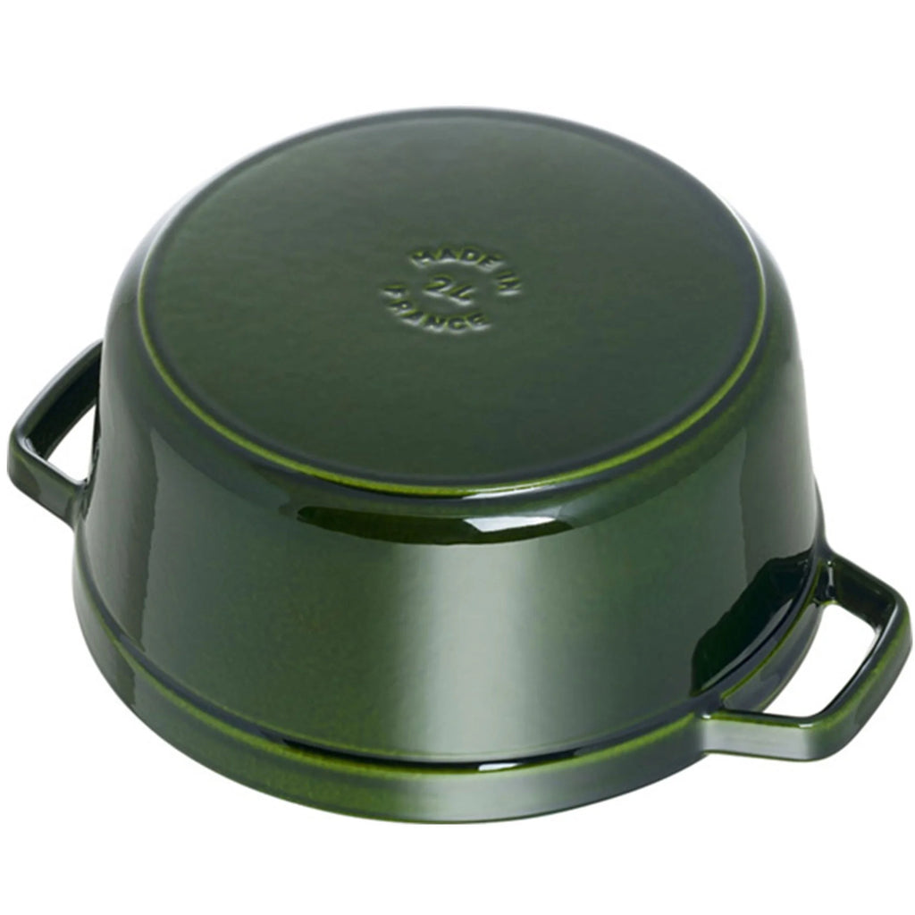 Staub Cast Iron 4-qt Round Cocotte - Matte Black