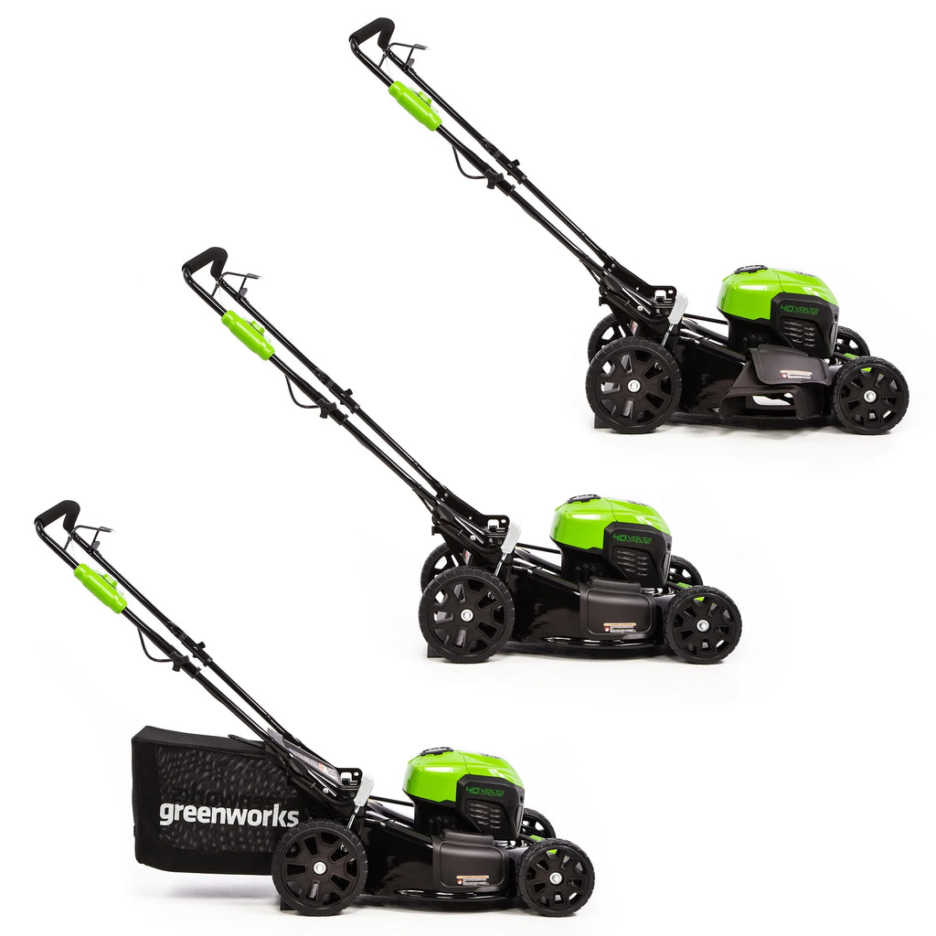 Greenworks 40V 20" Brushless Push Lawn Mower with 4.0 Ah Battery & Quick Charger 2516302VT