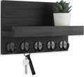 Key Holder with Shelf and Hooks