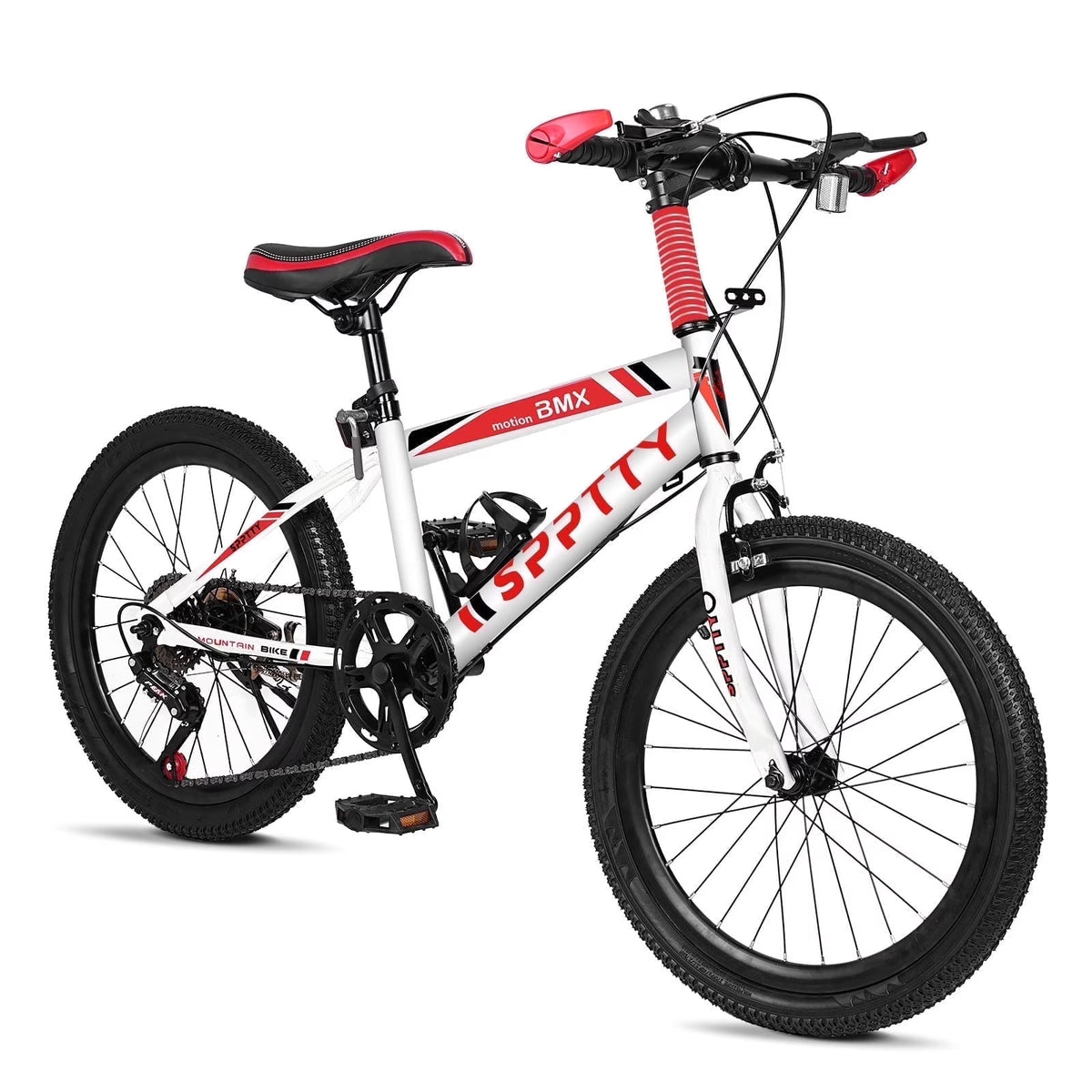 SPPTTY 20-24 inch Bike,6-Speed Mountain Bike for Men Women Boys Girls,Comfort Saddle,Blue