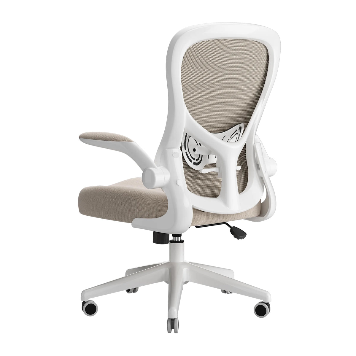 Hbada Office Chair, Ergonomic Desk Chair, Computer Mesh Chair with Lumbar Support and Flip-up Arms, Gray