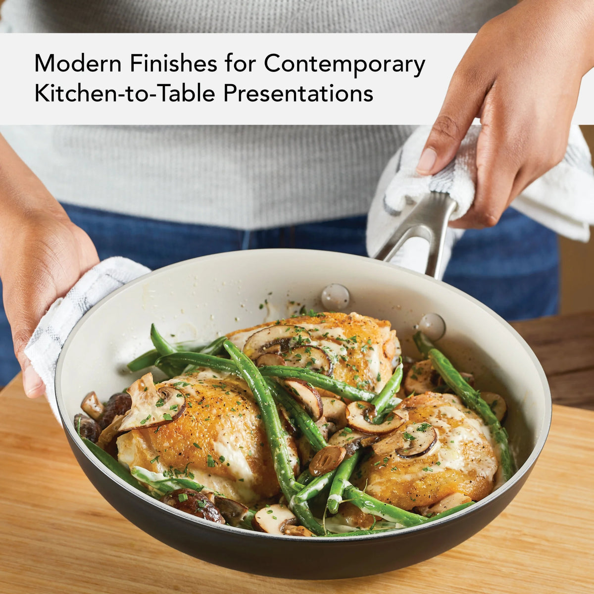 KitchenAid Hard Anodized 10 Pcs Ceramic Nonstick Cookware Pots and Pans Set, Oven Safe to 500F, Pistachio