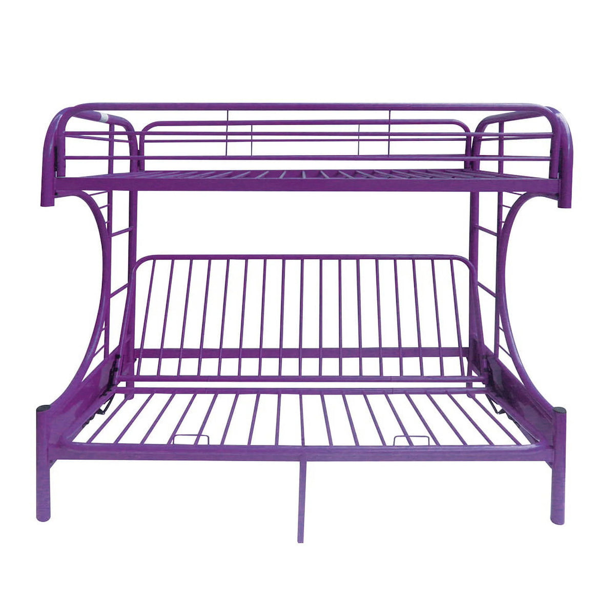 Acme Furniture Eclipse Twin over Full Futon Bunk Bed, Black