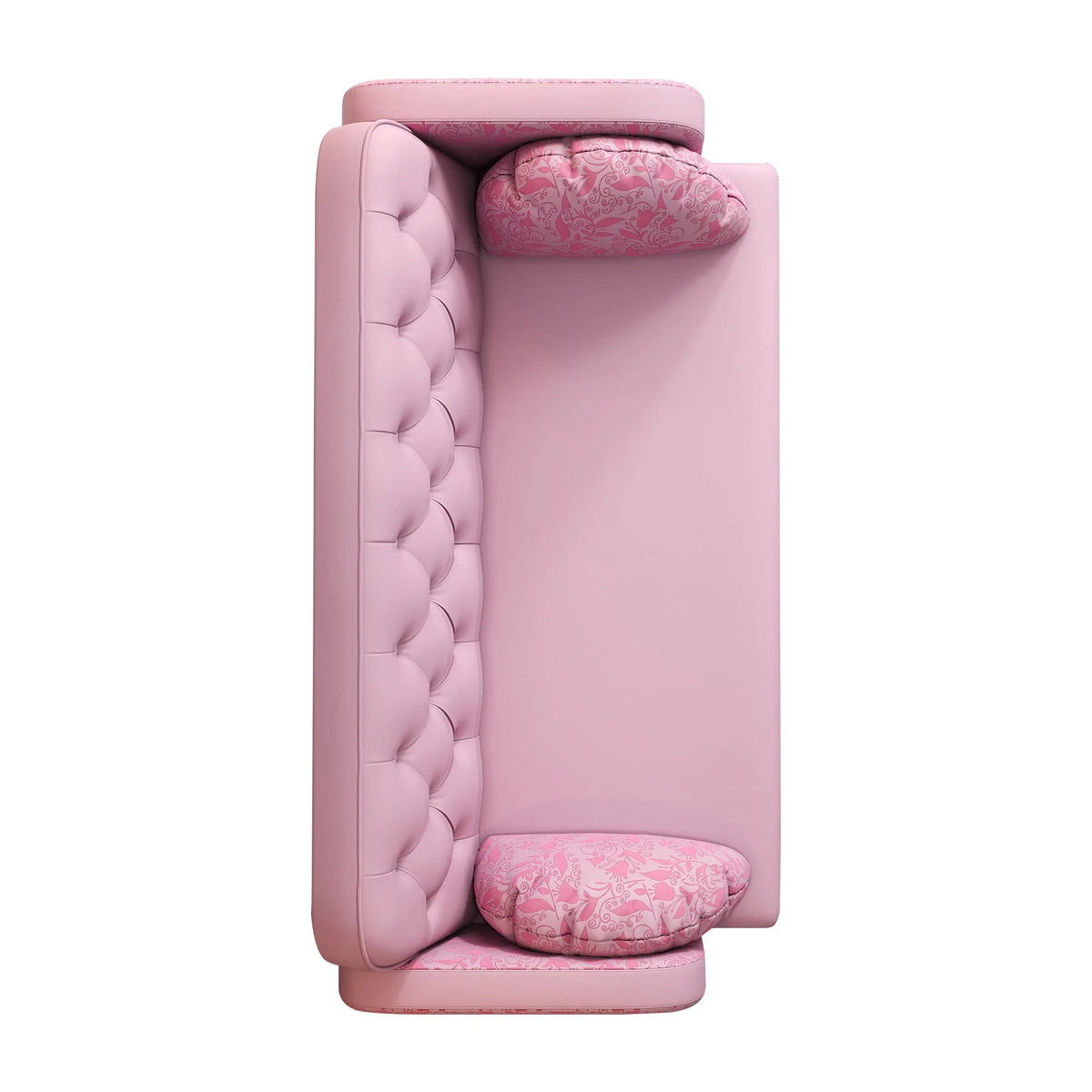 Yocwo Modern Leather blend Loveseat Sofa for Living Room, Pink