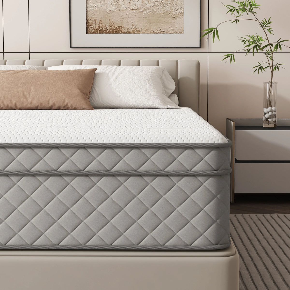 Swbvs MaxNap 12 inch Full Mattresses Hybrid Medium Full Size matress in a Box Adult,Double size