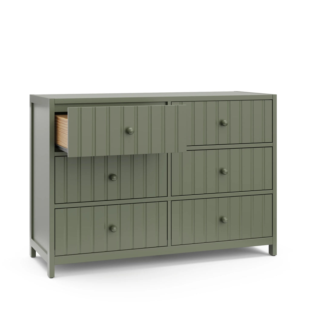 Graco Teddi 6 Drawer Nursery Double Dresser, White