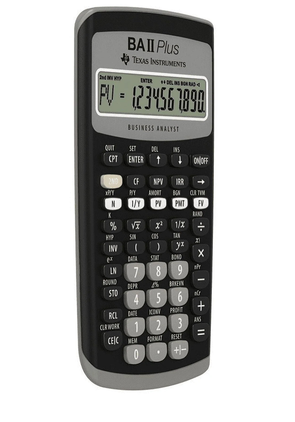BA-II Plus Advance Financial Calculator, Dark Gray