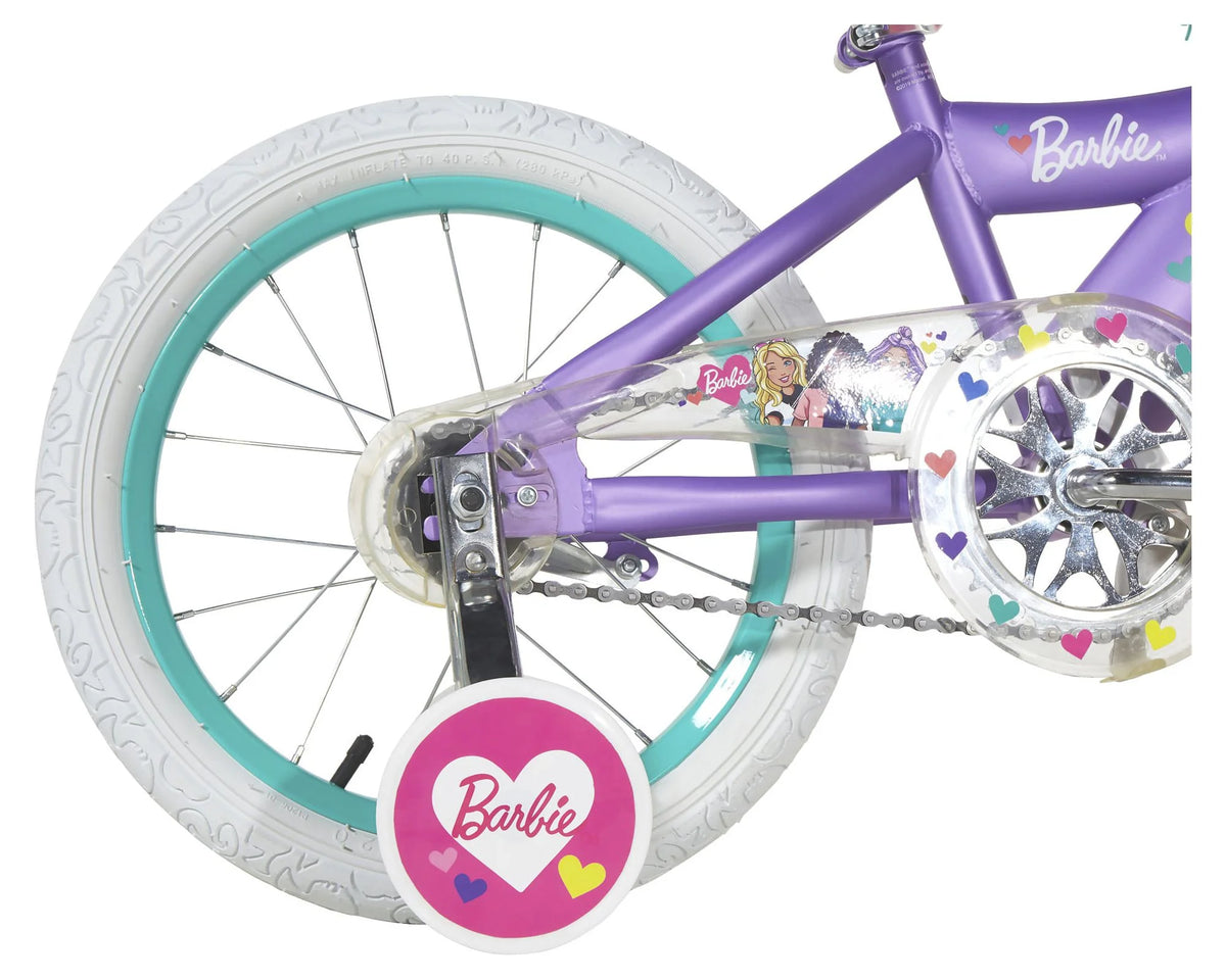 Dynacraft Barbie 18-Inch Girls BMX Bike For Age 6-9 Years