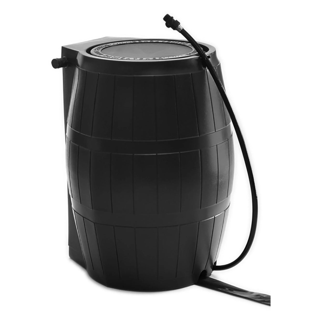 FCMP Outdoor RC4000 Raincatcher 50 Gallon Rain Catcher Barrel, Brown