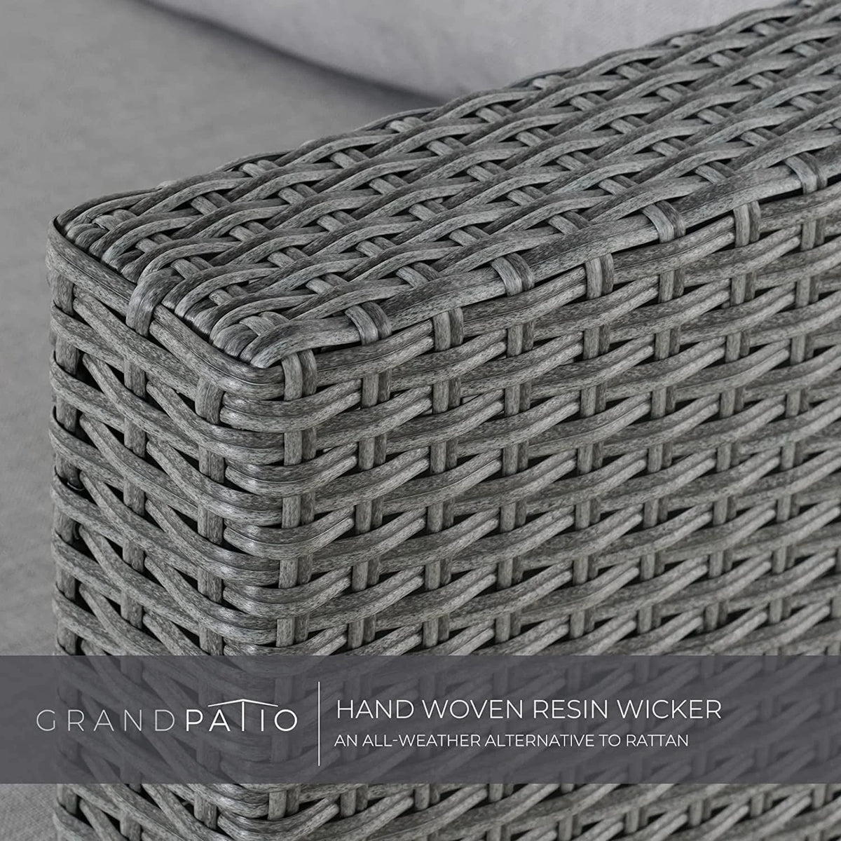Grand Patio Wicker Coffee Table