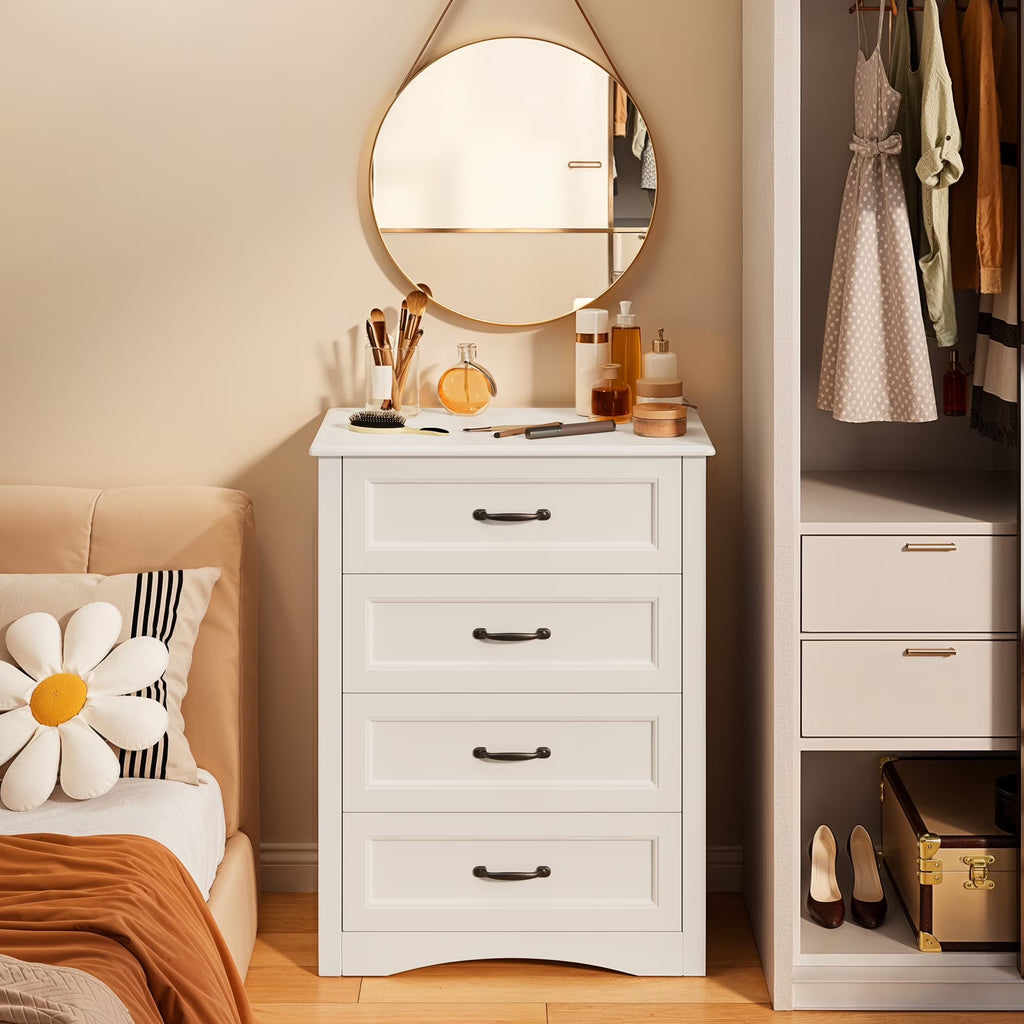 Dresser for Bedroom, Lofka 6-Drawer Wood Dresser with Anti-Tip Safety for Closet| Living Room