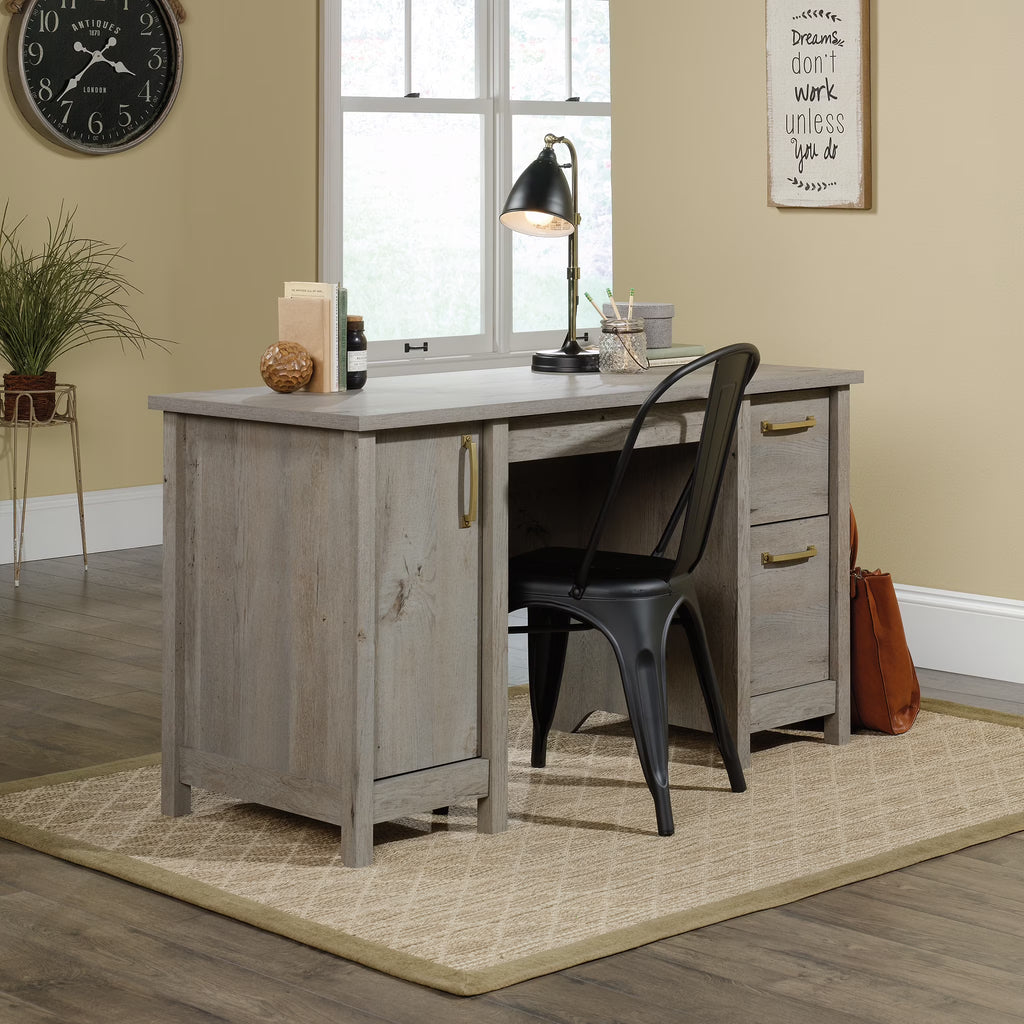 Sauder Cannery Bridge Computer Desk, Sindoori Mango Finish