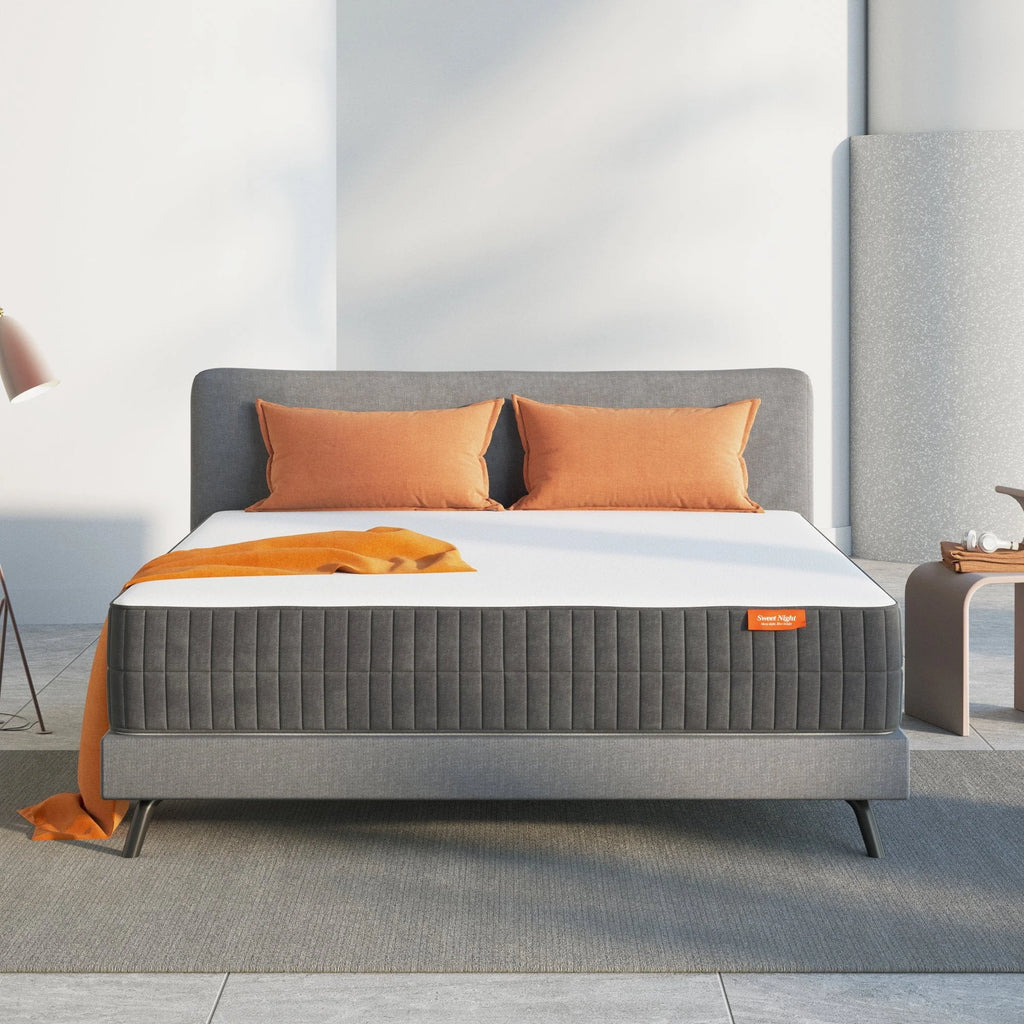 Sweetnight 10" Cool Gel Memory Foam Mattress with Zippered Cover Mattresses in a Box Medium Firm Mattress, Twin