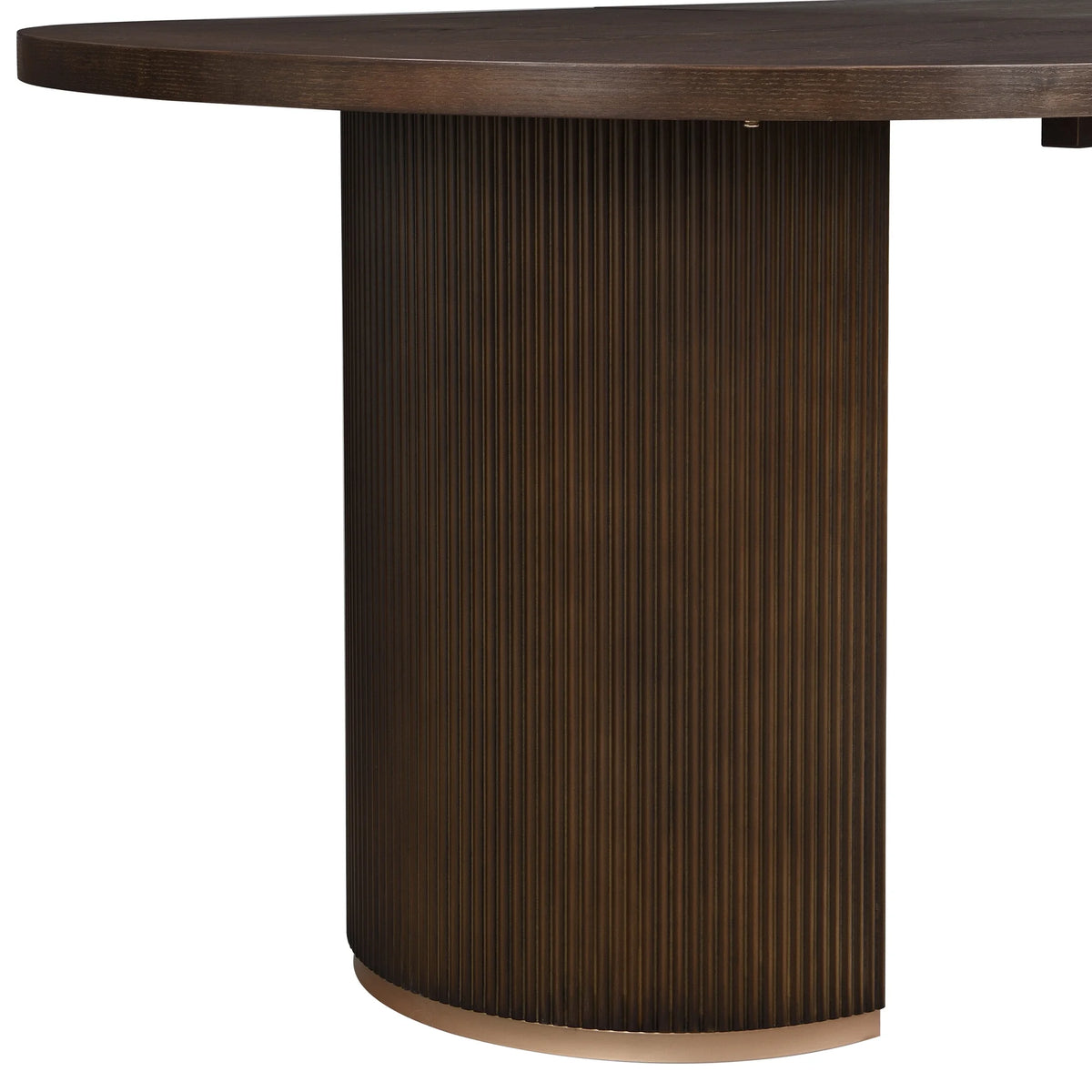 Christopher Knight Home Minimalist 88 Oval Dining Table for 4-6, Espresso