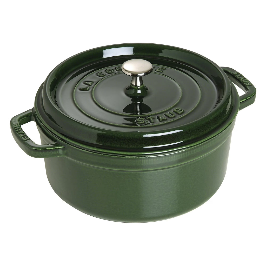 Staub Cast Iron 4-qt Round Cocotte - Matte Black