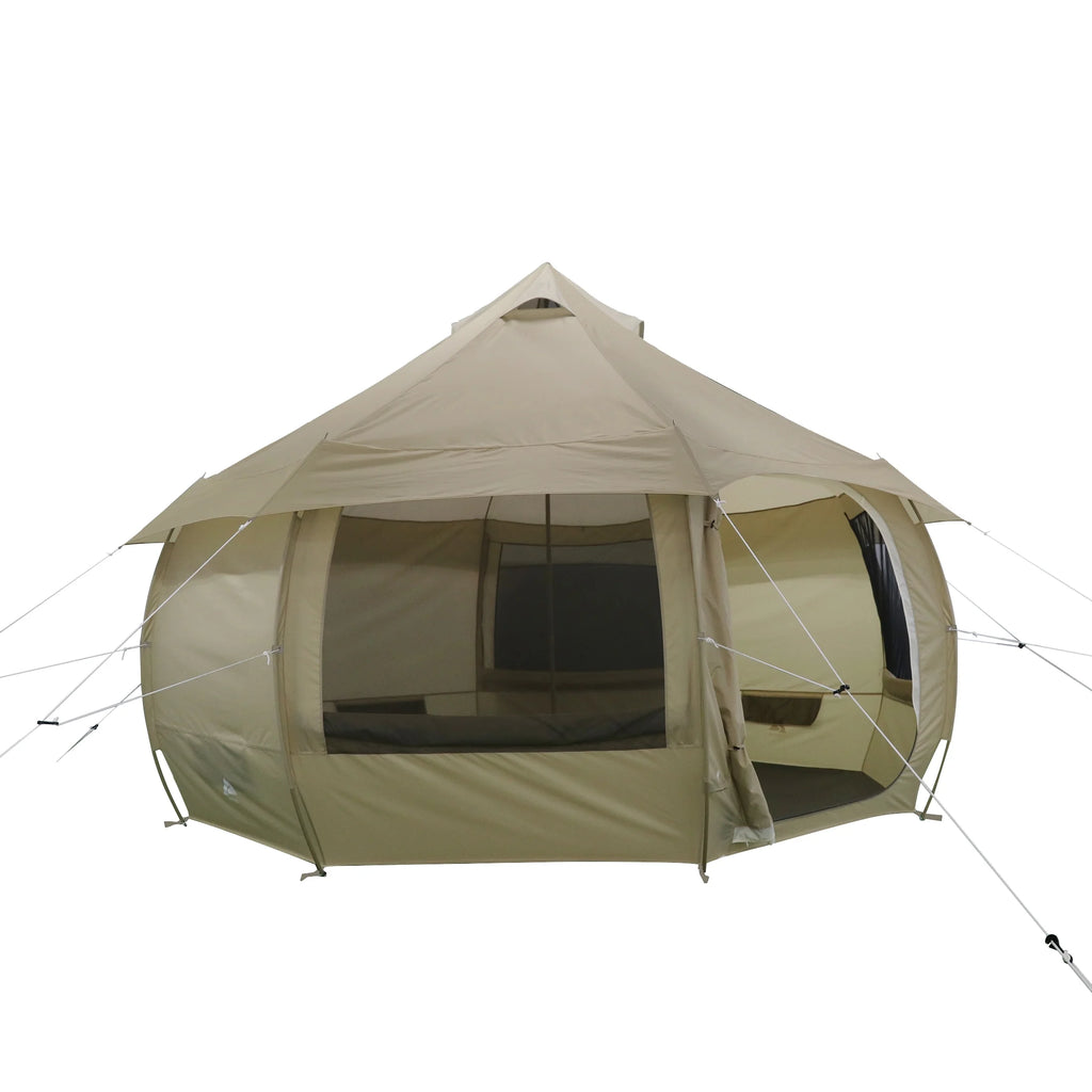 Ozark Trail Mushroom Glamping Bell Tent, with Ripstop Fabric, 6-Person