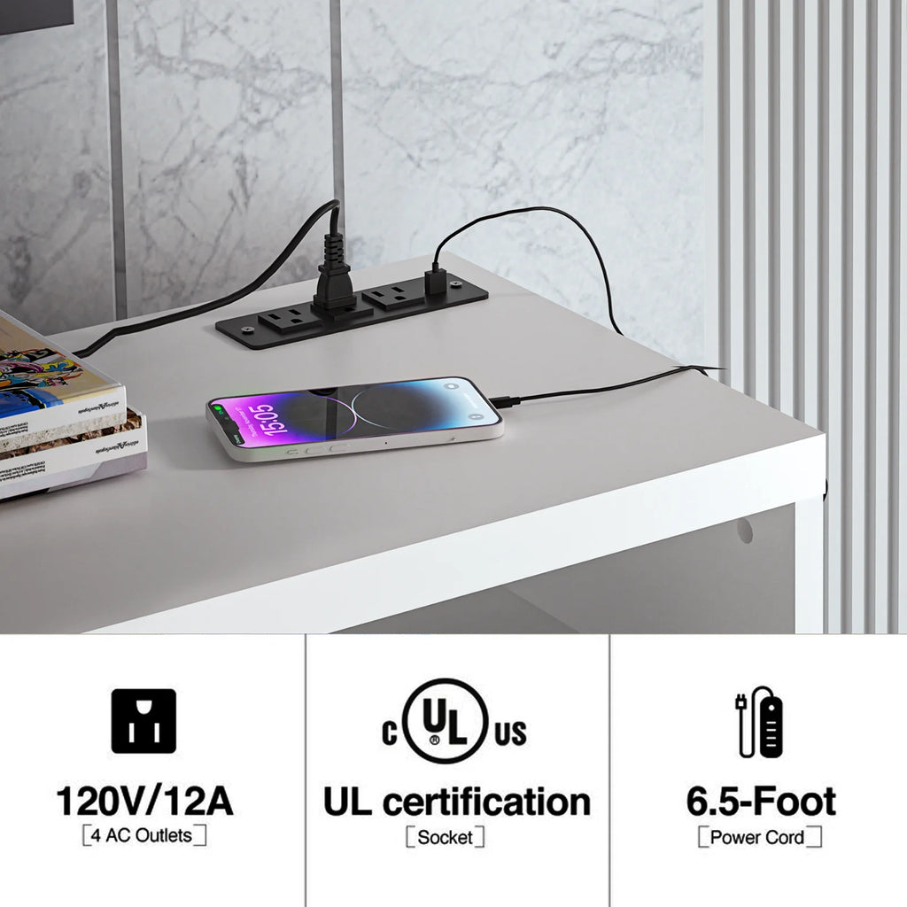 BREEZEHEAT Electric Fireplace TV Stand-70 inch TV Stand with 36" Electric Fireplace-Living Room Tv Cabinet with Storage for TVs Up to 80"-Led Entertainment Center Modern Media Console (Black)