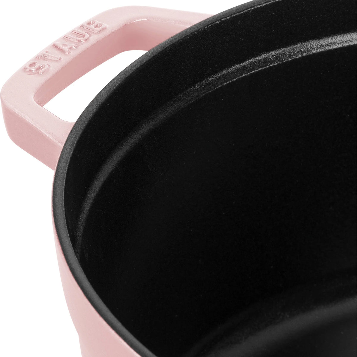 Staub Cast Iron 7-qt Round Cocotte - Grenadine