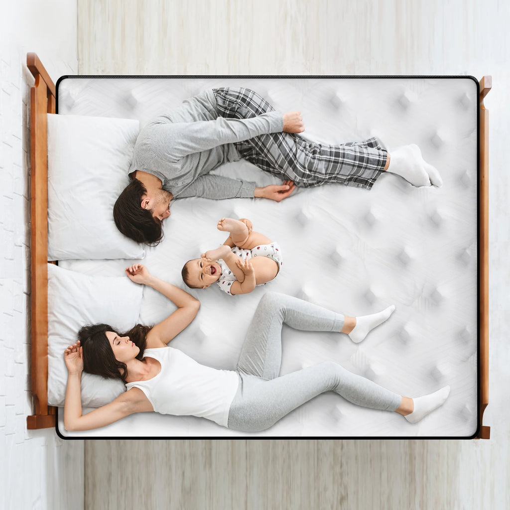 King Size Mattress, 14 Inch Gel Memory Foam King Mattress for Cooling Night & Pressure Relief, Medium Plush Feel with Motion Isolating