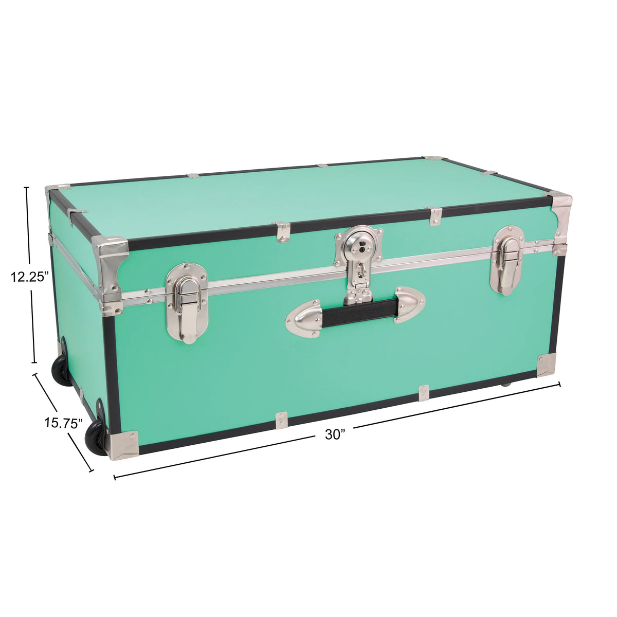 Seward Explorer 30" Trunk with Wheels & Lock, Teal