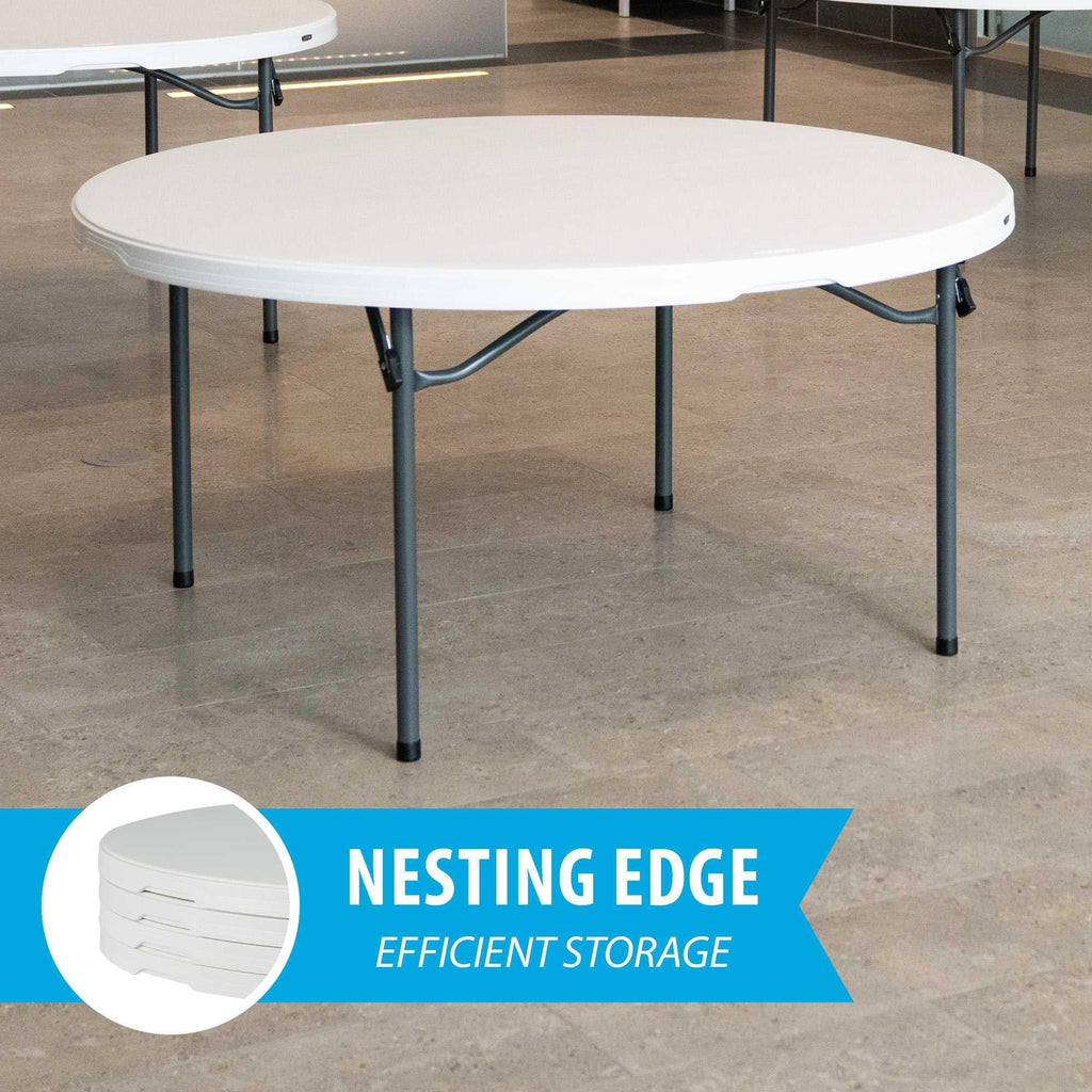 Lifetime 60-inch Round Nesting Table - 4 Pk (Commercial) - 480301