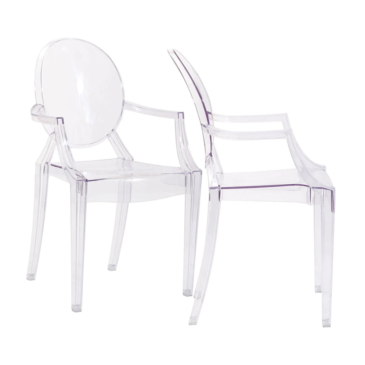 Modway Casper Miniature Chair in Clear,  3.5"l x 3.5"w x 6.5"h"