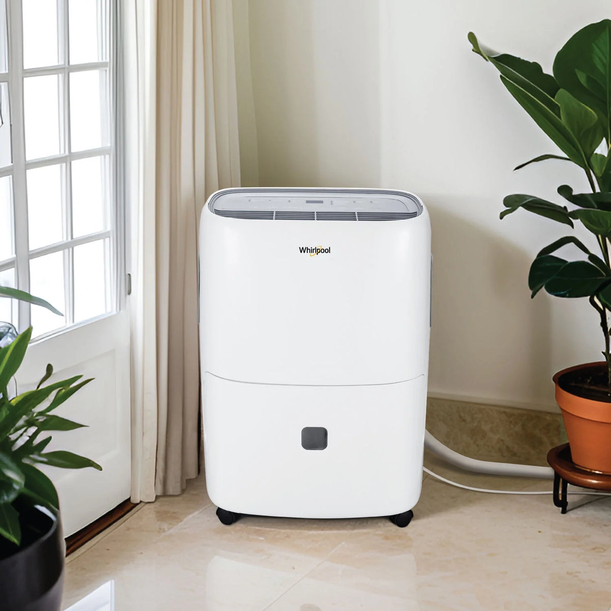 Whirlpool Energy Star 50-Pint 4500 Sq ft Dehumidifier with Pump