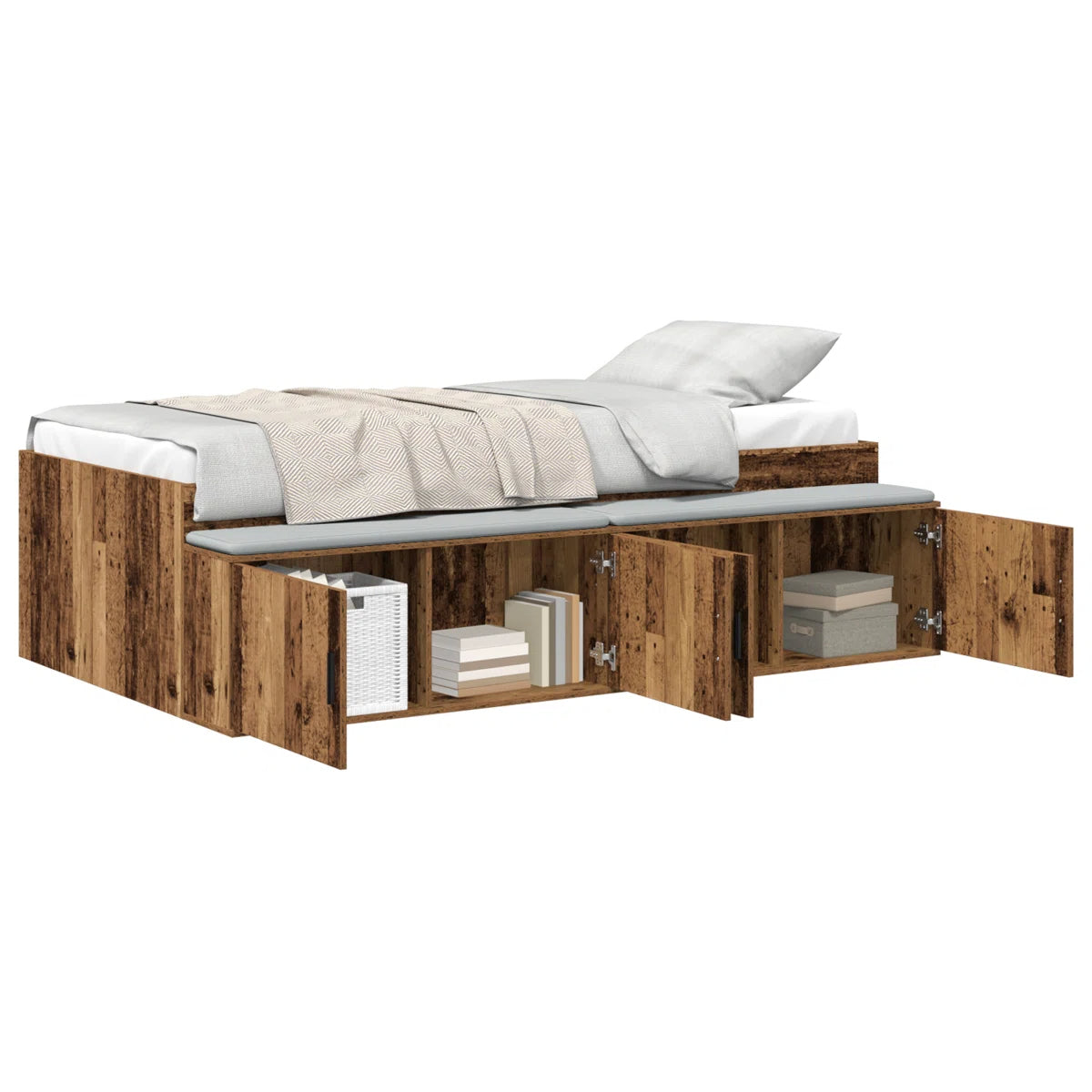 Vidaxl Storage Bed Frame